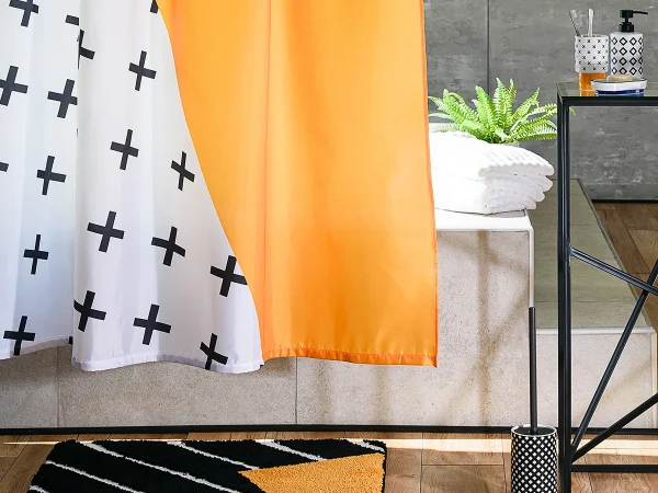 Коврик Memphis для ванной комнаты желтый, черный — изображение 4