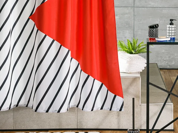 Коврик Memphis для ванной комнаты синий, белый — изображение 5