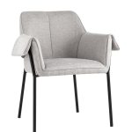 Кресло Бесс рогожка светло-серый