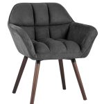 Кресло Брайан темно-серое