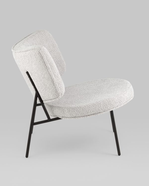 Кресло District Lounge букле светло-серый — изображение 2