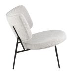 Кресло District Lounge букле светло-серый