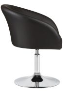 Кресло дизайнерское DOBRIN EDISON, чёрный — изображение 3