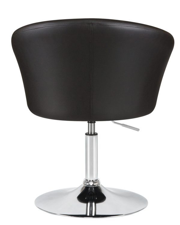 Кресло дизайнерское DOBRIN EDISON, чёрный — изображение 5