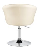 Кресло дизайнерское DOBRIN EDISON, кремовый — изображение 5