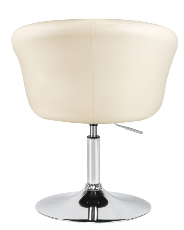 Кресло дизайнерское DOBRIN EDISON, кремовый — изображение 5