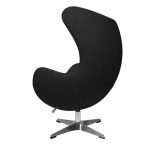 Кресло EGG CHAIR черный, экокожа — изображение 3