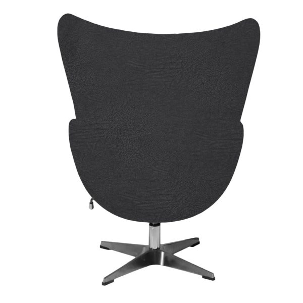 kreslo-egg-chair-chernyj-jekokozha-3 Кресло EGG CHAIR черный, экокожа — изображение 4