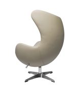 Кресло EGG STYLE CHAIR латте, экокожа — изображение 4