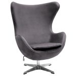 Кресло EGG STYLE CHAIR тёмно-серый
