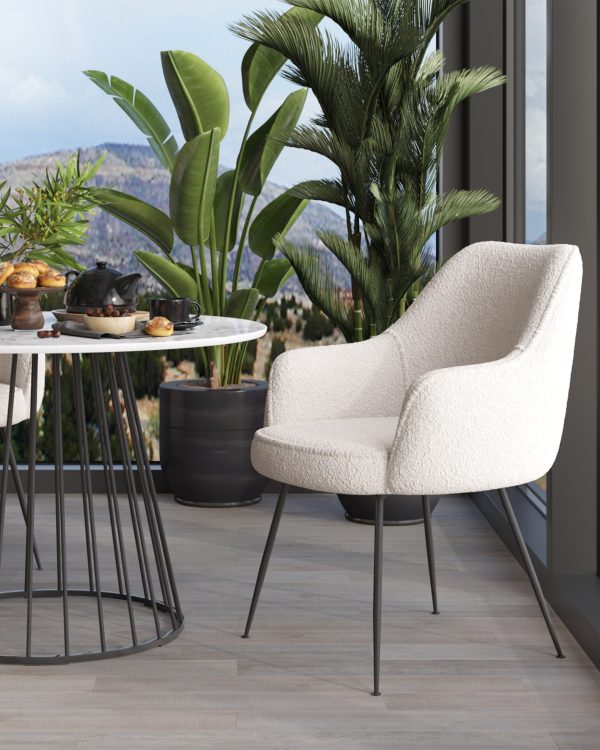 Кресло Floret белый — изображение 3