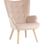 Кресло Хью велюр бежевый