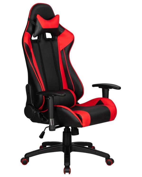 черно-красная экокожа