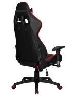 Кресло игровое DOBRIN BRIAN, черно-красная экокожа — изображение 4
