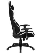 Кресло игровое DOBRIN DALLAS, черно-белая ткань — изображение 3