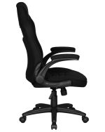 Кресло игровое DOBRIN RICK, черная ткань — изображение 3