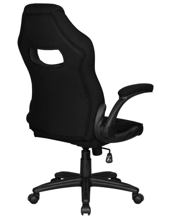 Кресло игровое DOBRIN RICK, черная ткань — изображение 4