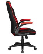 Кресло игровое DOBRIN RICK, черно-красная ткань — изображение 3