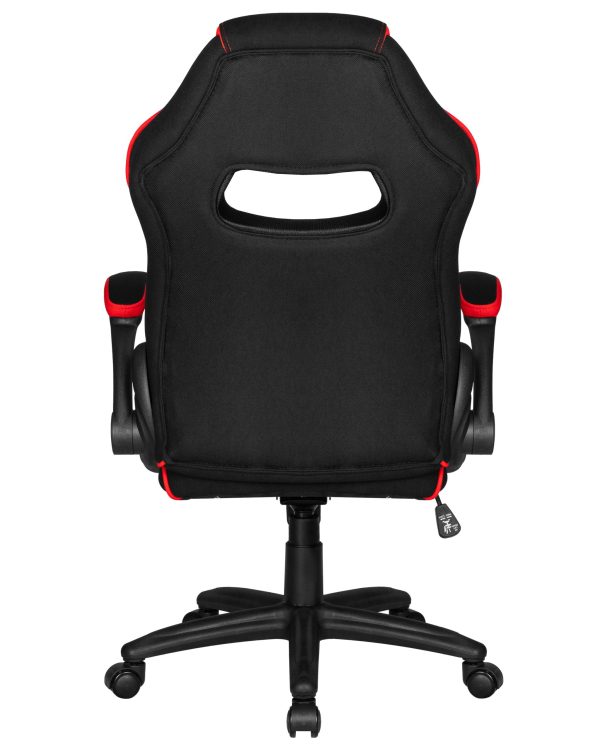 Кресло игровое DOBRIN RICK, черно-красная ткань — изображение 5