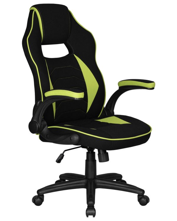 черно-светло-зеленая ткань