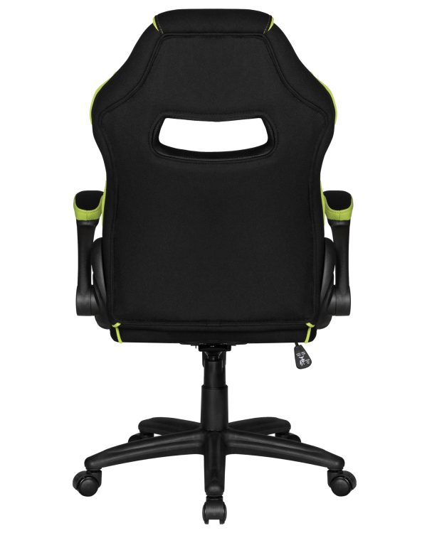 Кресло игровое DOBRIN RICK, черно-светло-зеленая ткань — изображение 5