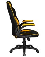 Кресло игровое DOBRIN RICK, черно-желтая ткань — изображение 3