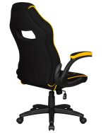 Кресло игровое DOBRIN RICK, черно-желтая ткань — изображение 4