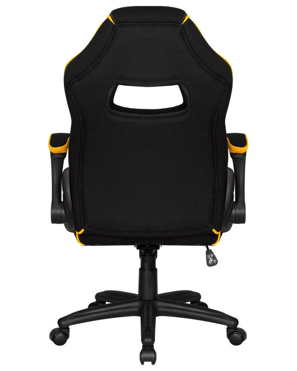 Кресло игровое DOBRIN RICK, черно-желтая ткань — изображение 5
