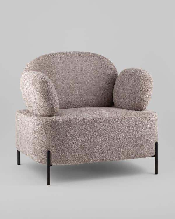 Кресло Кэнди ткань букле капучино — изображение 2