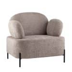 Кресло Кэнди ткань букле капучино