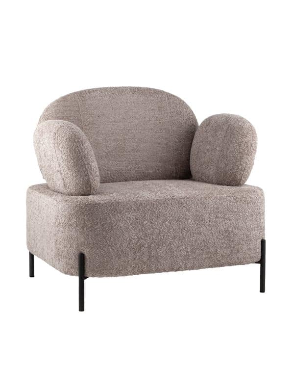 Кресло Кэнди ткань букле капучино