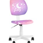 Кресло компьютерное детское ЛОЛО Starry Night пластик белый