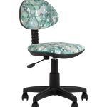 Кресло компьютерное детское УМКА абстракция зеленый