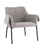 Кресло лаунж Бесс альпака серый