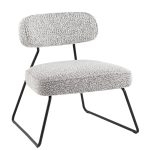 Кресло лаунж Kate серый