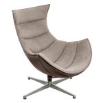 Кресло LOBSTER CHAIR латте искусственная замша