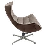 Кресло LOBSTER CHAIR латте искусственная замша, коричневый — изображение 4