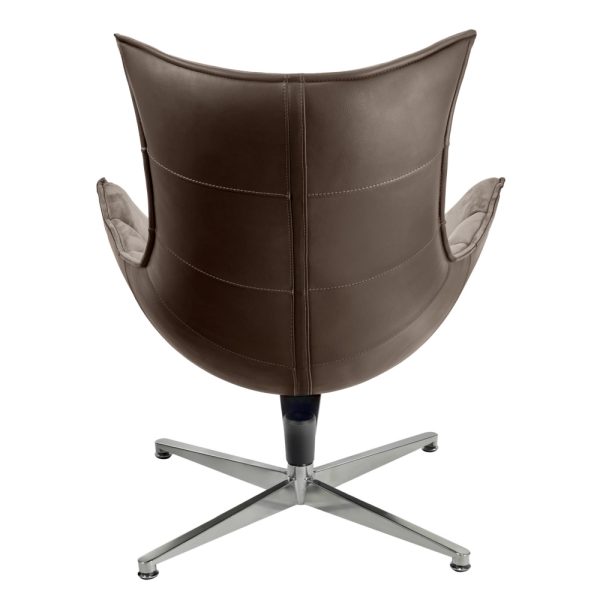 Кресло LOBSTER CHAIR латте искусственная замша, коричневый — изображение 5