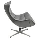 Кресло LOBSTER CHAIR серый искусственная замша, серый — изображение 4