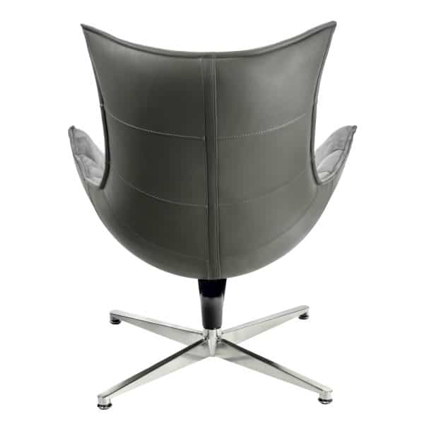 Кресло LOBSTER CHAIR серый искусственная замша, серый — изображение 5