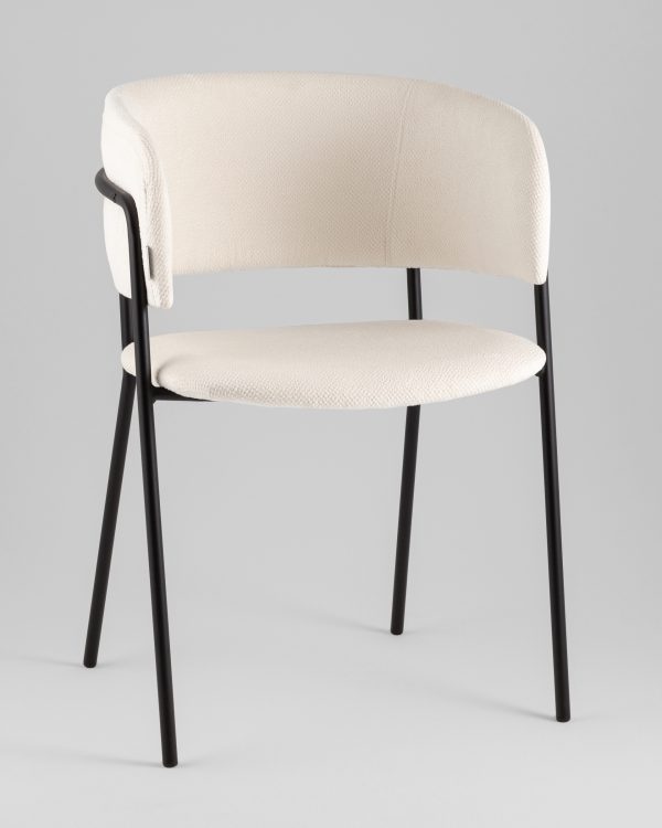 Кресло Нэлли New буклированный велюр белый — изображение 2