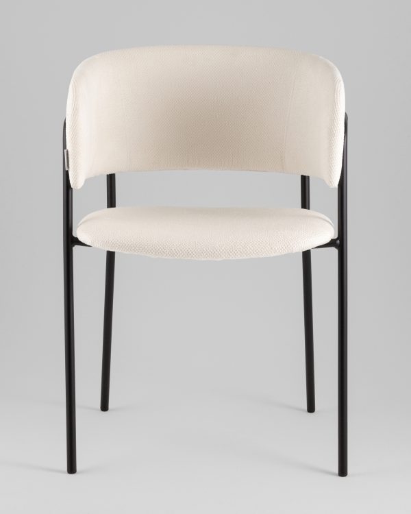 Кресло Нэлли New буклированный велюр белый — изображение 3