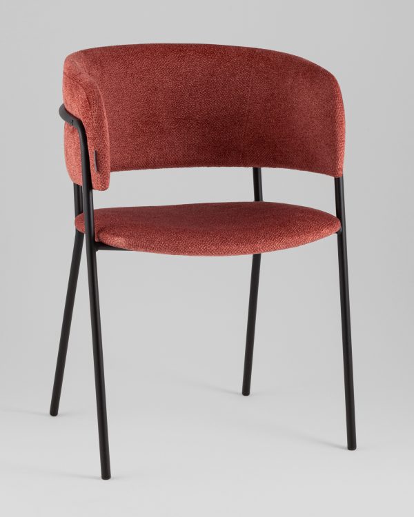 Кресло Нэлли New буклированный велюр терракотовый — изображение 2