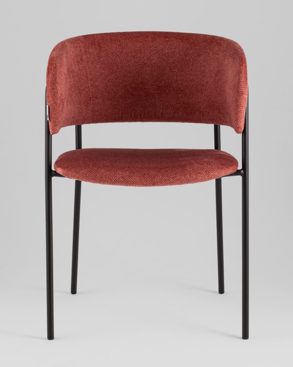 Кресло Нэлли New буклированный велюр терракотовый — изображение 3