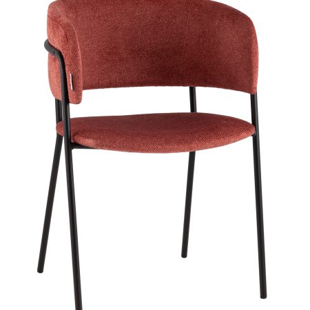 Кресло Нэлли New буклированный велюр терракотовый