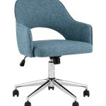 Кресло офисное Кларк рогожка синий