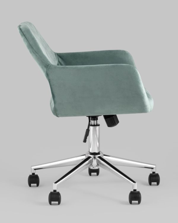 Кресло офисное Ross велюр морской — изображение 3