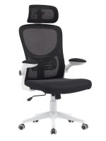 Кресло офисное TopChairs Airone белый с черной сеткой — изображение 2