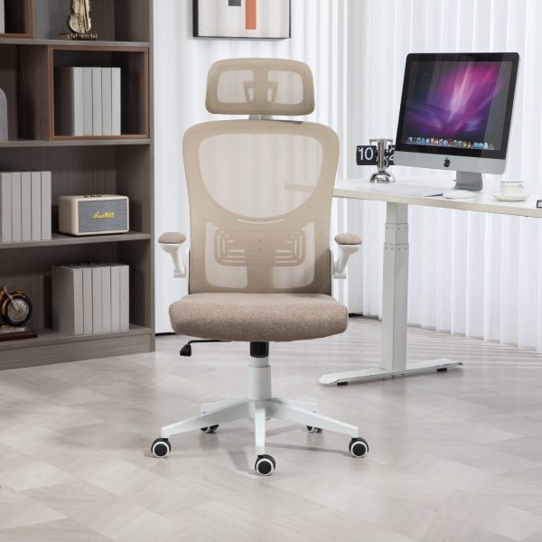 Кресло офисное TopChairs Airone бежевый ткань — изображение 3