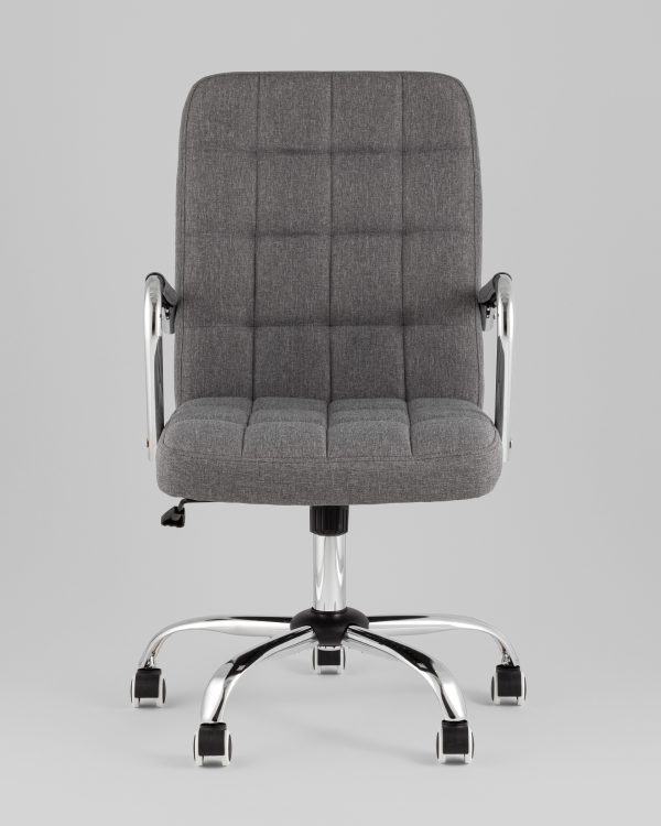 kreslo-ofisnoe-topchairs-comfo-seryj-2 Кресло офисное TopChairs Comfo серый — изображение 3